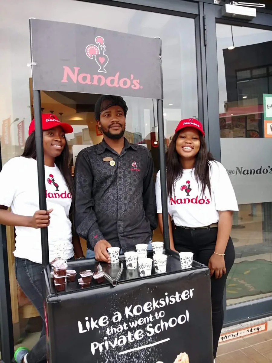 Nando's promoter team at a branded activation