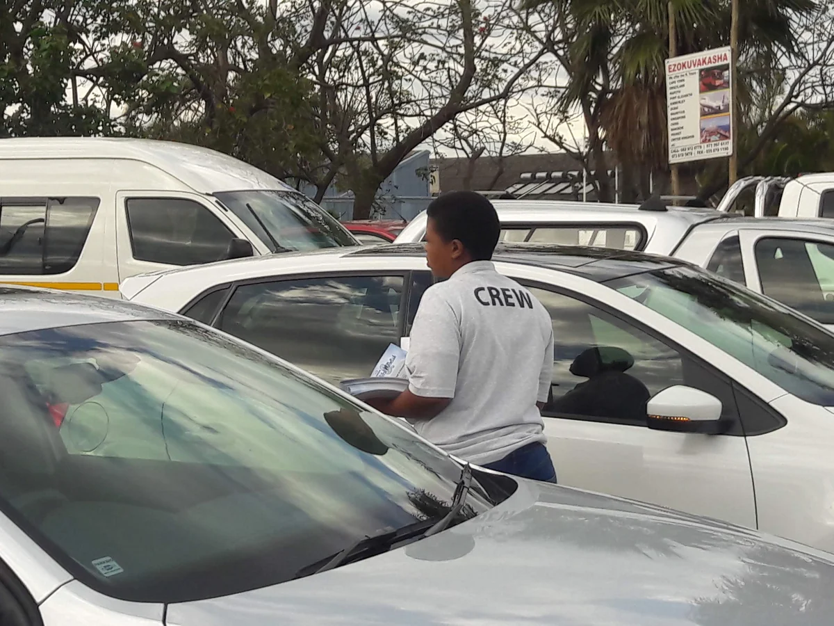 Field campaign activity around parked vehicles