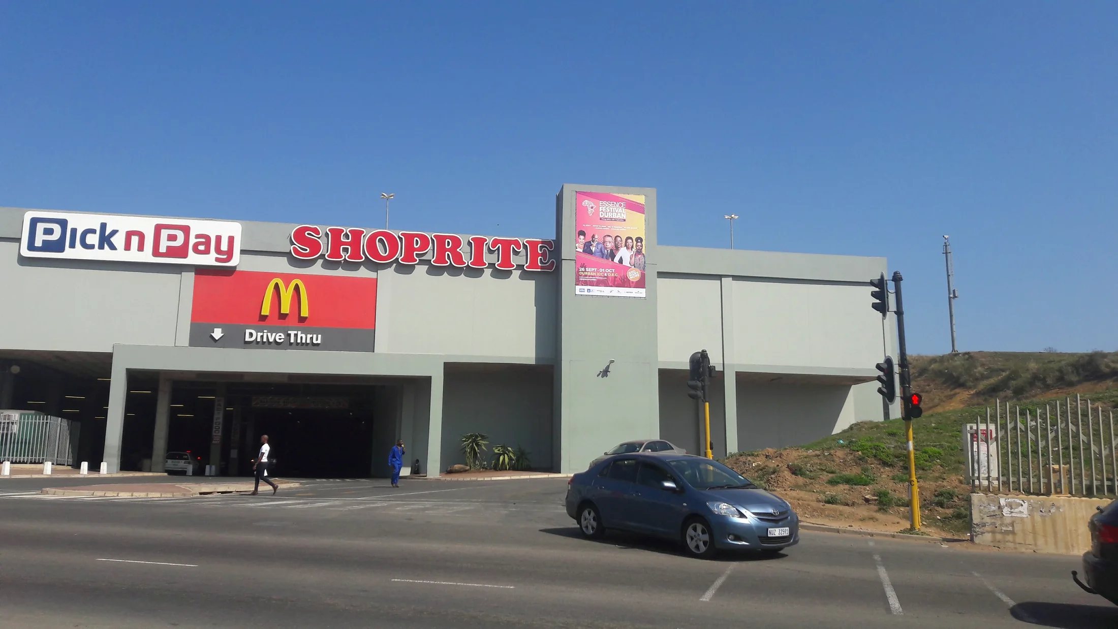 KwaMnyandu Shopping Centre retail frontage with outdoor media visibility